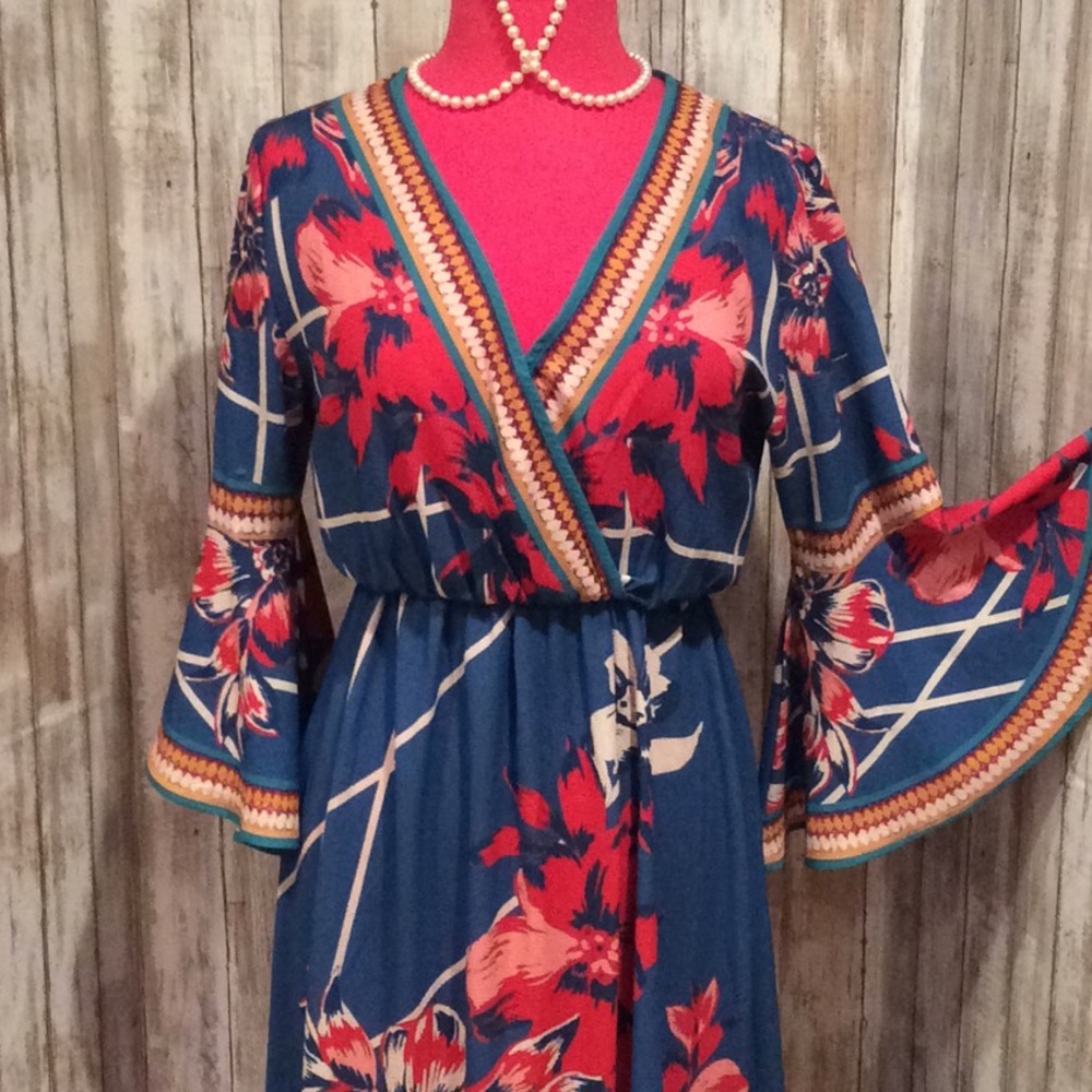 ✈️ 🍅 “FLYING TOMATO” PRINTED MAXI DRESS ✈️ 🍅
